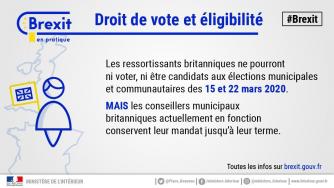 BREXIT- conséquences sur le droit de vote et d’éligibilité des ressortissants britanniques en France