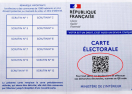 Carte électorale : un QR code pour accéder à toutes vos démarches
